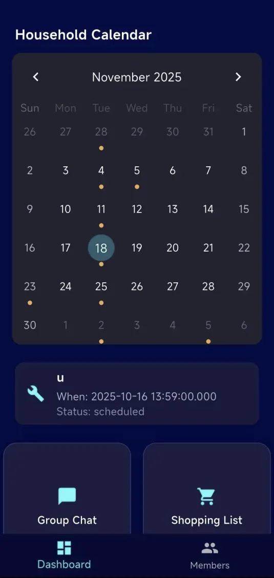 Home Manager App